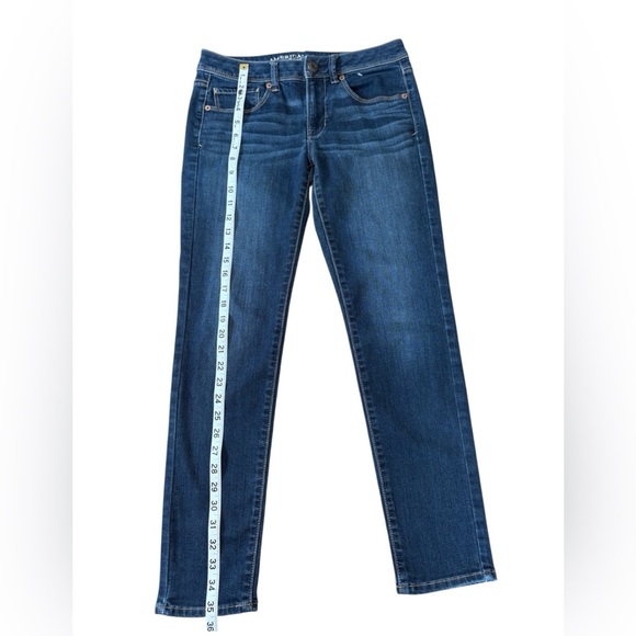 American Eagle Outfitters, Super Skinny Jeans, Size 6 Regular, Blue - Picture 6 of 9